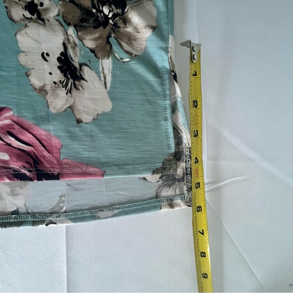 Honeyme Curvy Women’s Floral Print 3/4 Sleeve Blouse Tunic Top Shirt XL - Picture 8 of 12